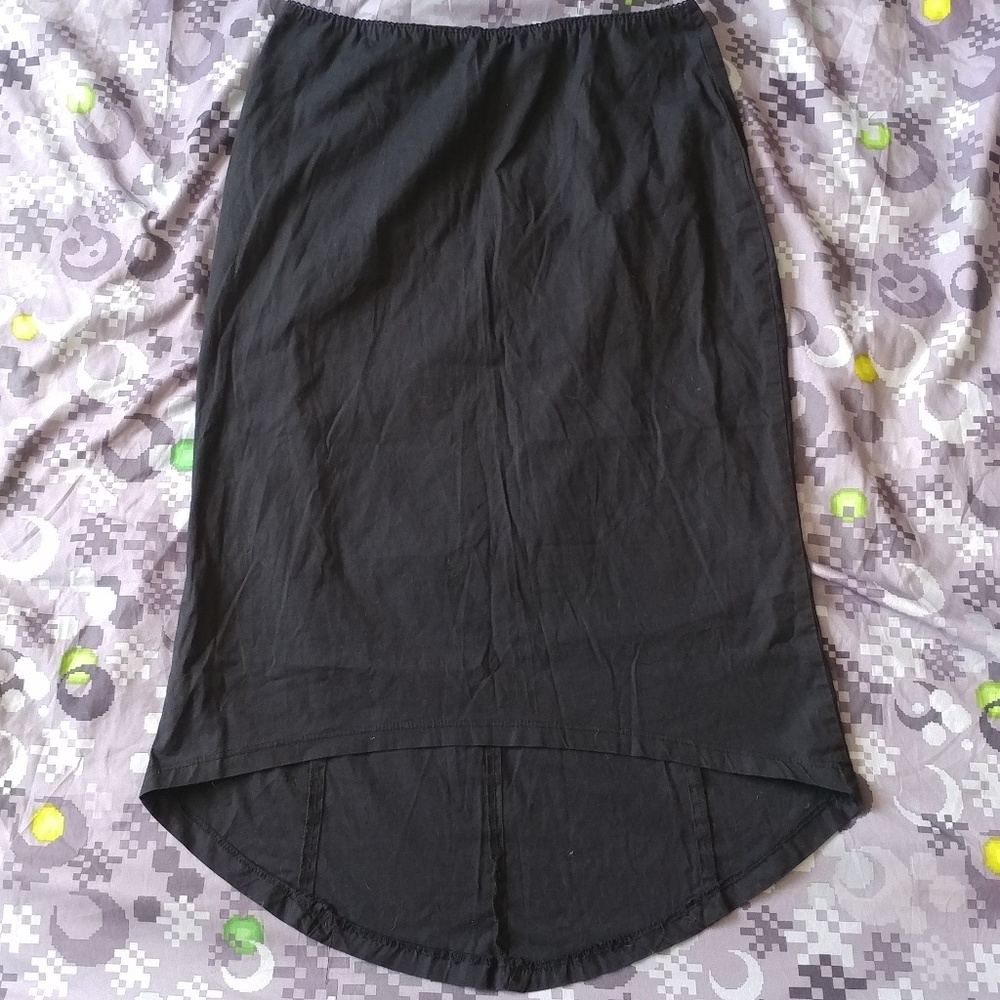 Forever 21 Black High Low Midi Pencil Skirt